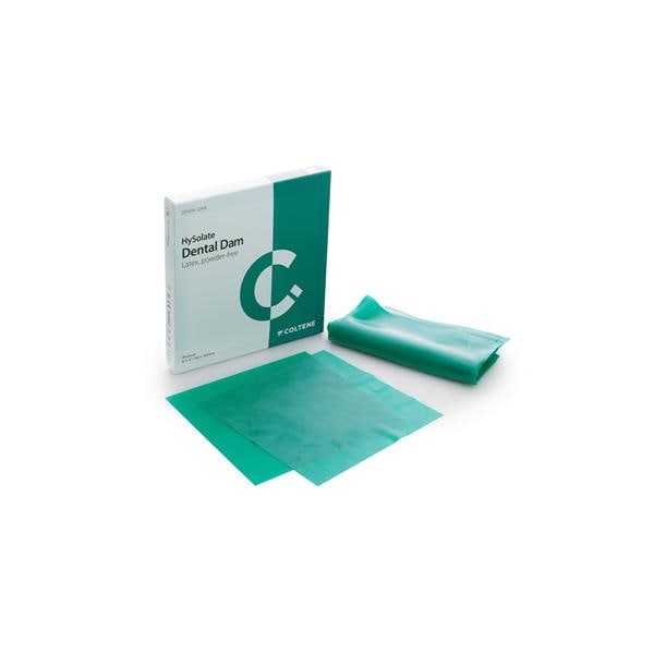 Coltene Hysolate Latex Dental Dam Green Medium 152*152, 36 pcs