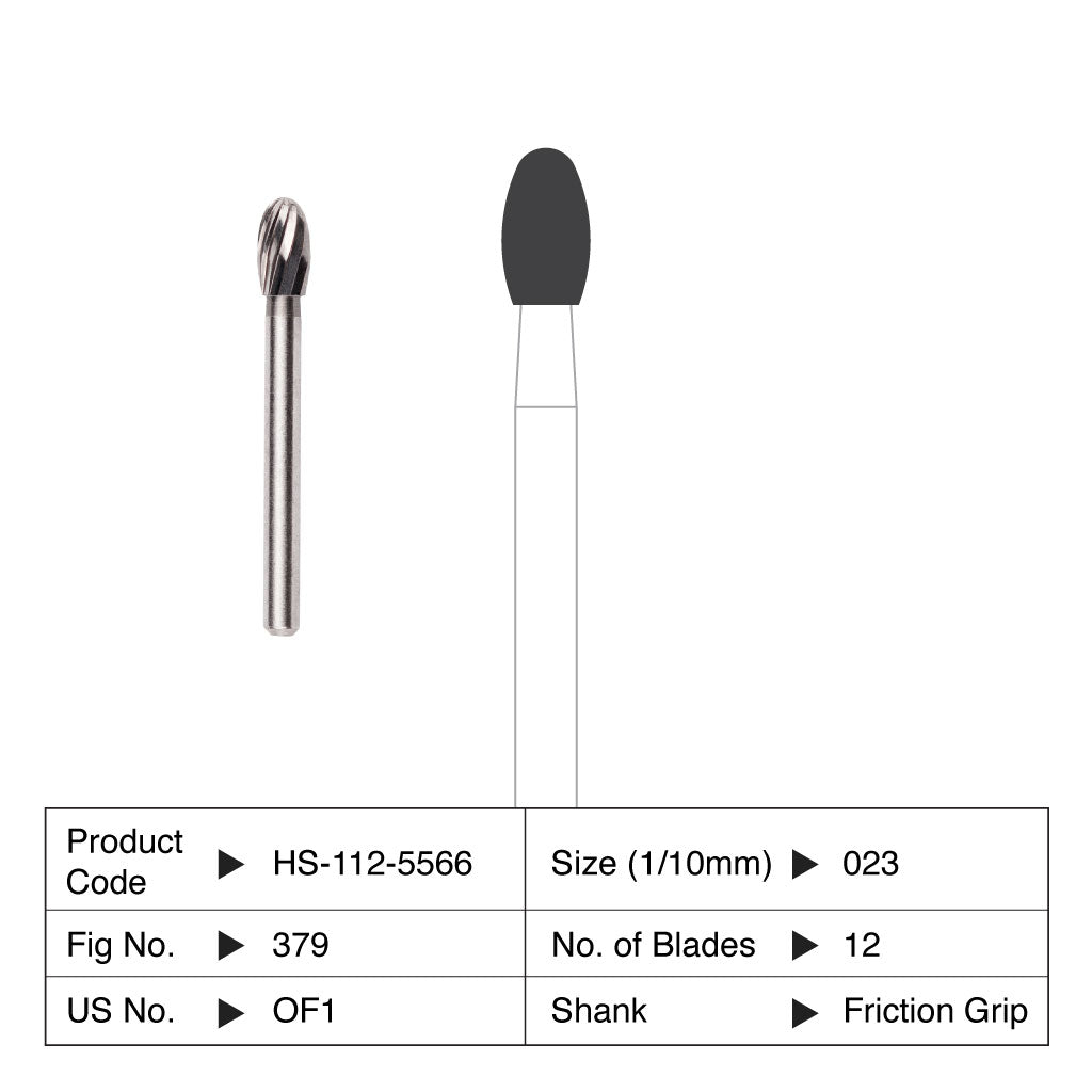 HS Carbide Bur OF Series Orthodontic Friction Grip OF1 5/Pack