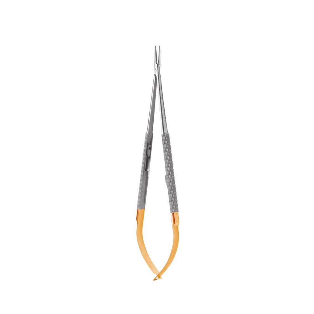 Hu-Friedy Micro Straight Castro Needle Holder Diamond Dusted 18 cm (7&quot;) Each