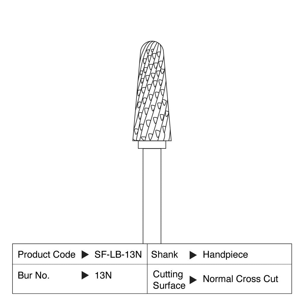 Shofu Lab Carbide Bur HP #13N 1/Case