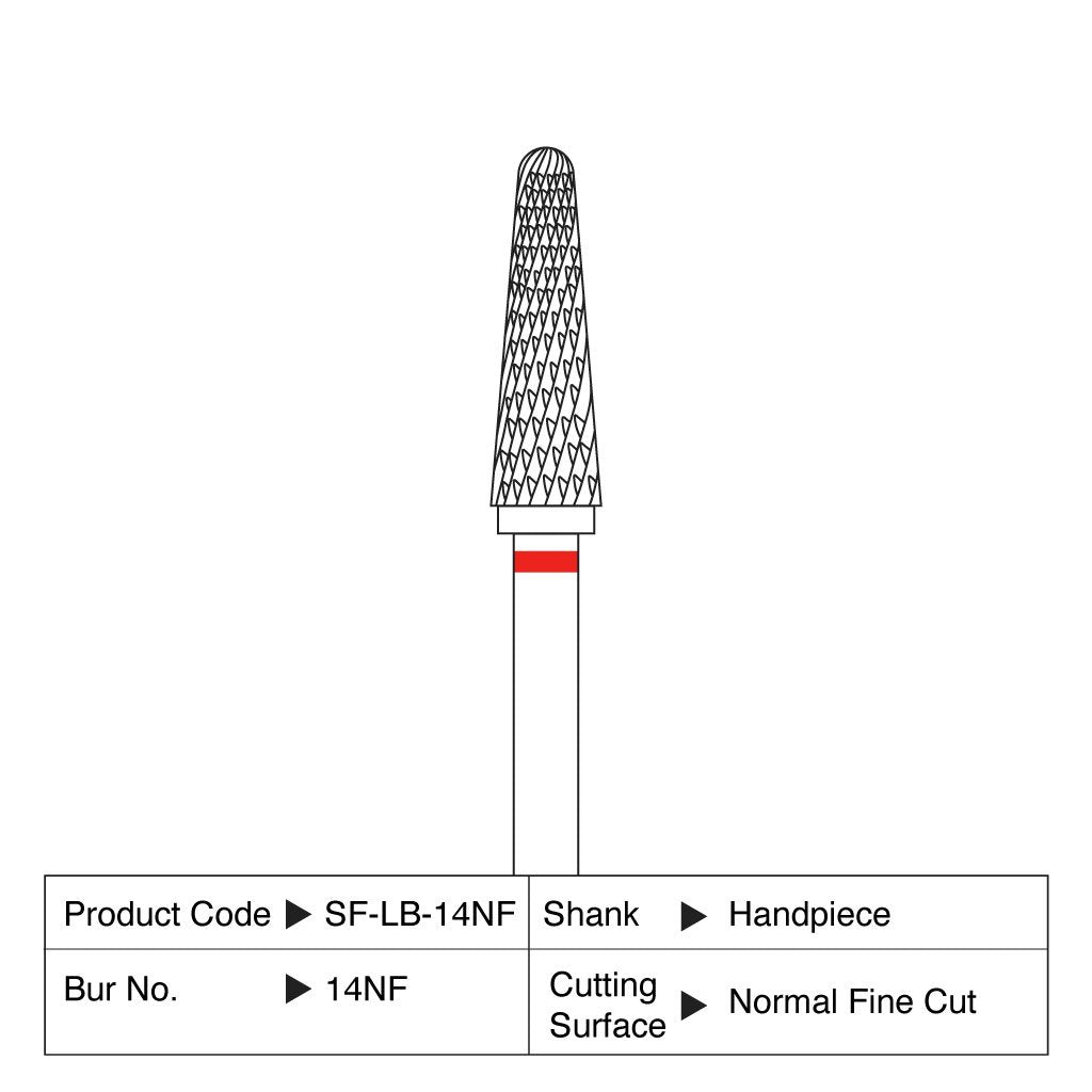 Shofu Lab Carbide Bur HP #14NF 1/Case